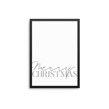 Grey Merry Christmas - D'Luxe Prints