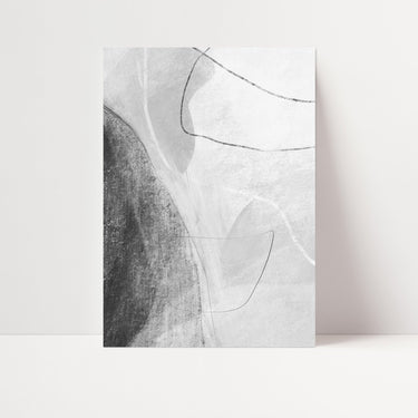 Grey Modern Abstract III - D'Luxe Prints