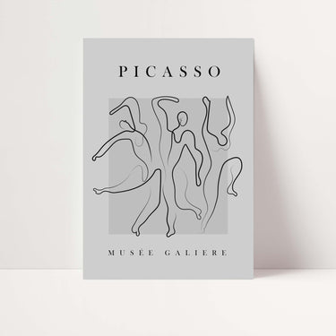 Grey Picasso Dance Poster - D'Luxe Prints