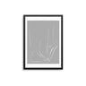 Grey Tip Toes Outline - D'Luxe Prints
