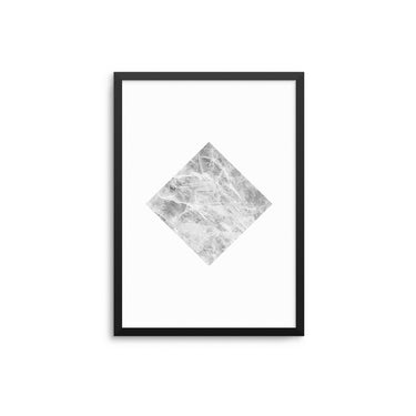 Grey Wash Geometric Diamond - D'Luxe Prints