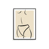 Half Naked II - Cream - D'Luxe Prints