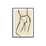 Half Naked III - Cream - D'Luxe Prints
