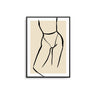 Half Naked III - Cream - D'Luxe Prints