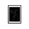 Hand On Hips Outline Black - D'Luxe Prints