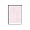 Hat Lines - Pink I - D'Luxe Prints