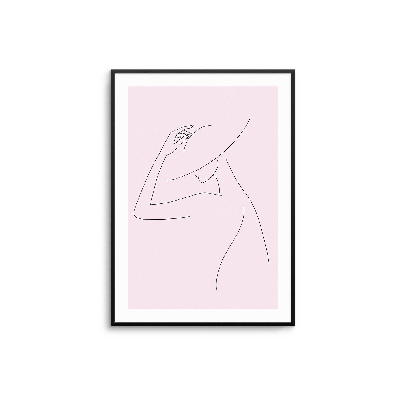 Hat Lines - Pink II - D'Luxe Prints