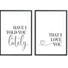 Have I Told You Lately Set - D'Luxe Prints