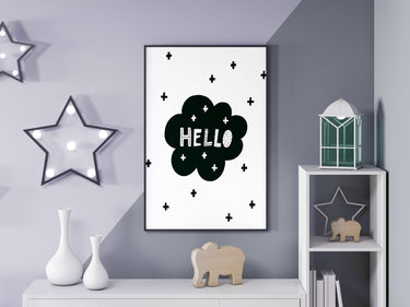 Hello Cloud - D'Luxe Prints