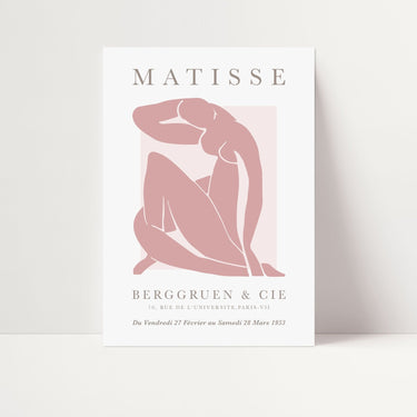 Henri Matisse Pink Pose - D'Luxe Prints