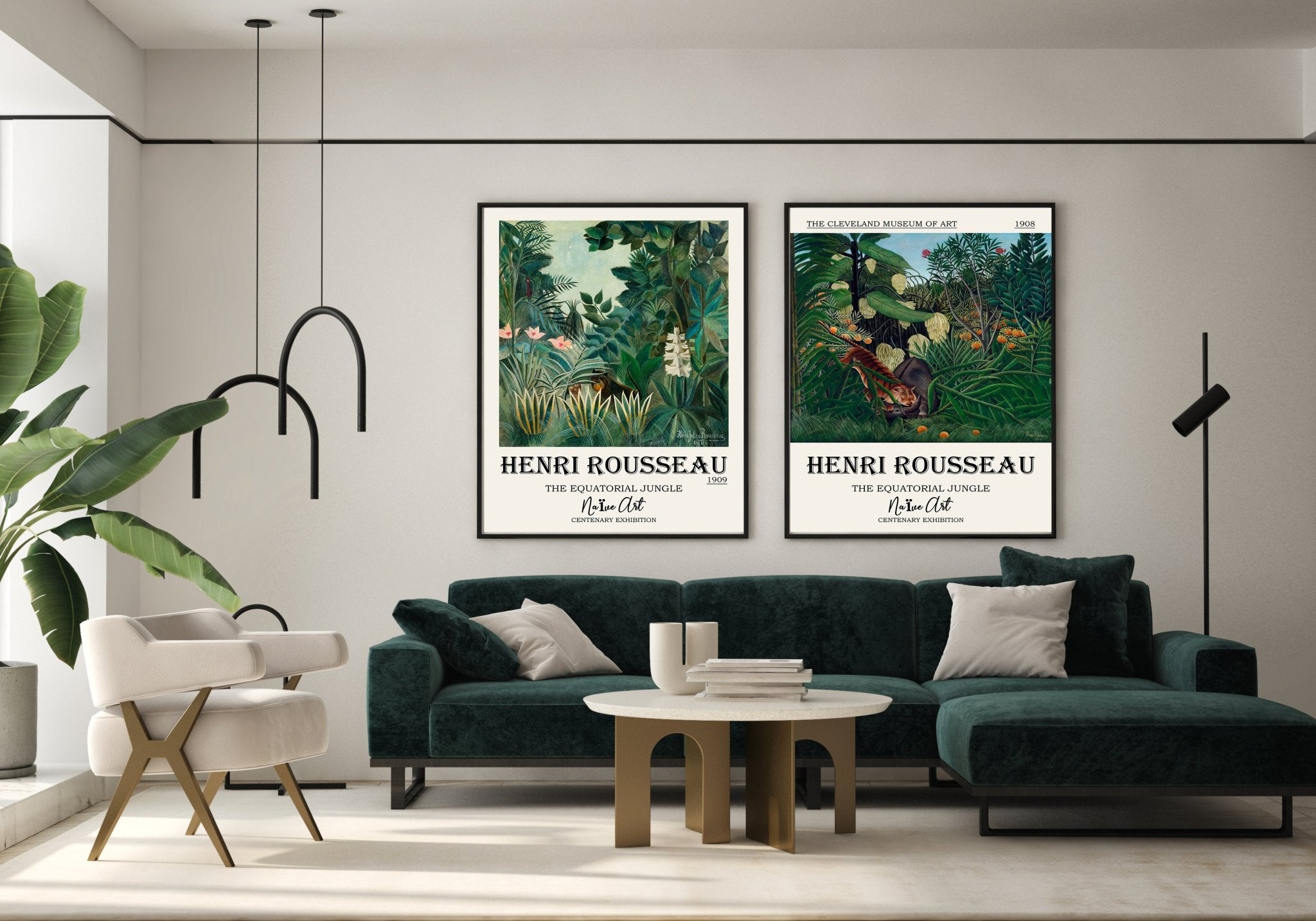 Henri Rousseau Jungle I - D'Luxe Prints