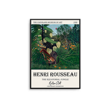 Henri Rousseau Jungle II - D'Luxe Prints
