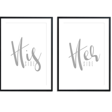 His Side | Her Side Set - D'Luxe Prints