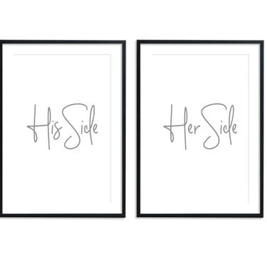 His Side | Her Side Set II - D'Luxe Prints