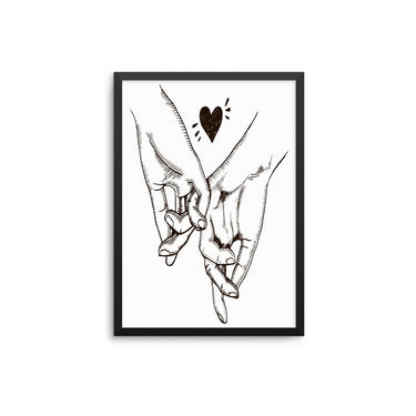 Holding Hands - D'Luxe Prints