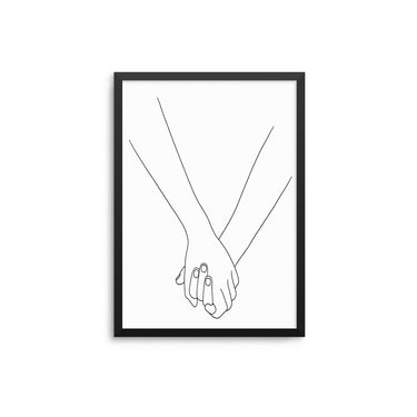 Holding Hands II - D'Luxe Prints