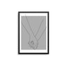 Holding Hands II Grey | Black - D'Luxe Prints