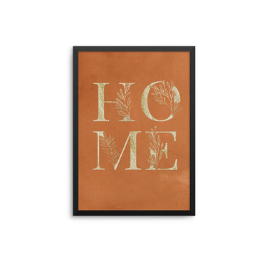 HOME Gold / Orange - D'Luxe Prints