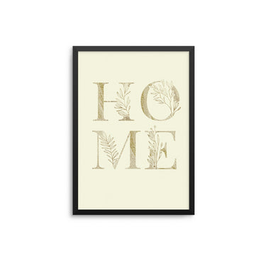 HOME Gold / Stone - D'Luxe Prints