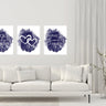 Home | Hearts | Home II Trio Set - Navy - D'Luxe Prints