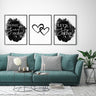 Home | Hearts | Home Trio Set - D'Luxe Prints