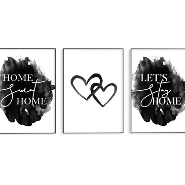 Home | Hearts | Home Trio Set - D'Luxe Prints