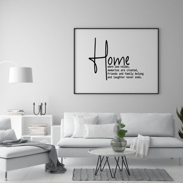 Home Is Where Love Resides - D'Luxe Prints