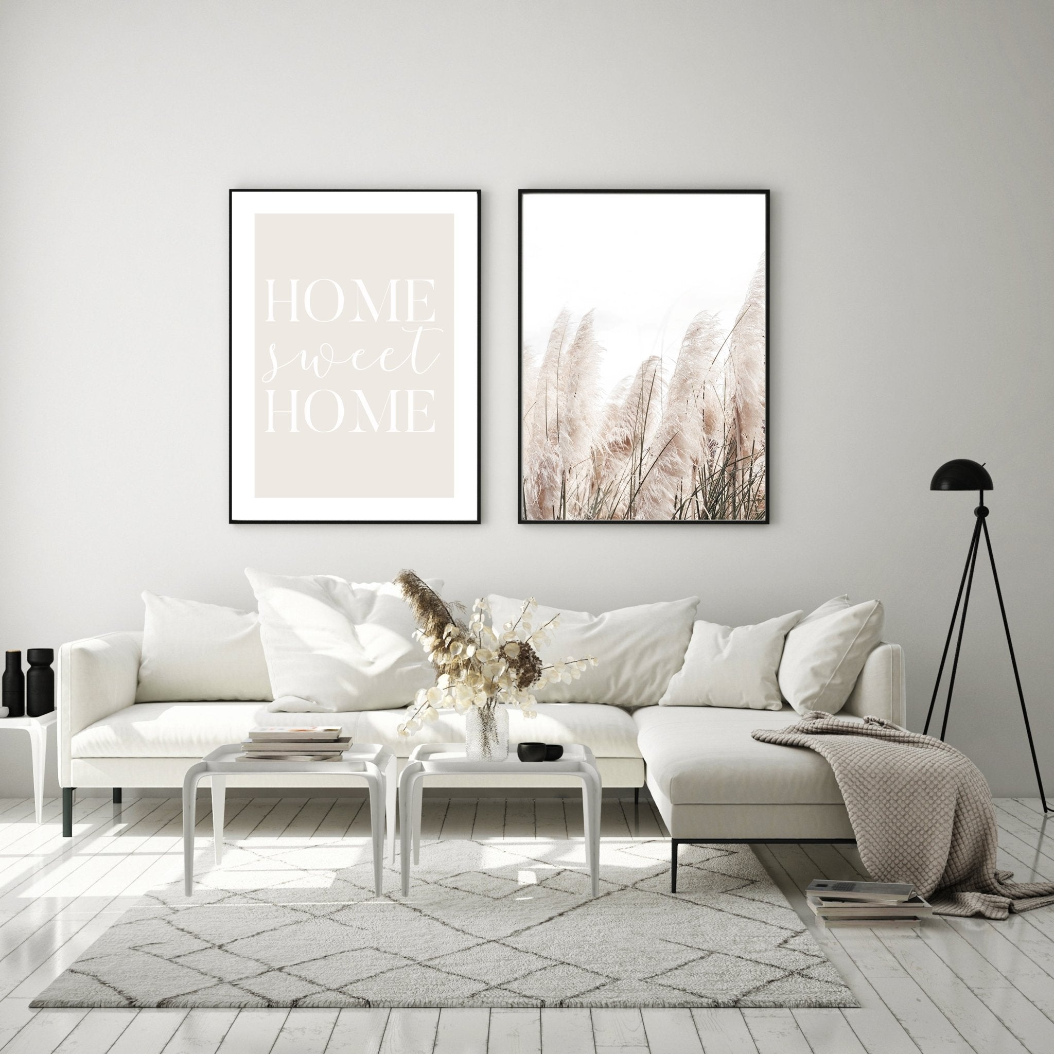 Home Sweet Home Beige White Print D Luxe Prints home-sweet-home-beige-white-print-d-luxe-prints