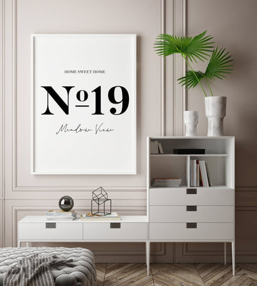 Home Sweet Home - Personalised - D'Luxe Prints