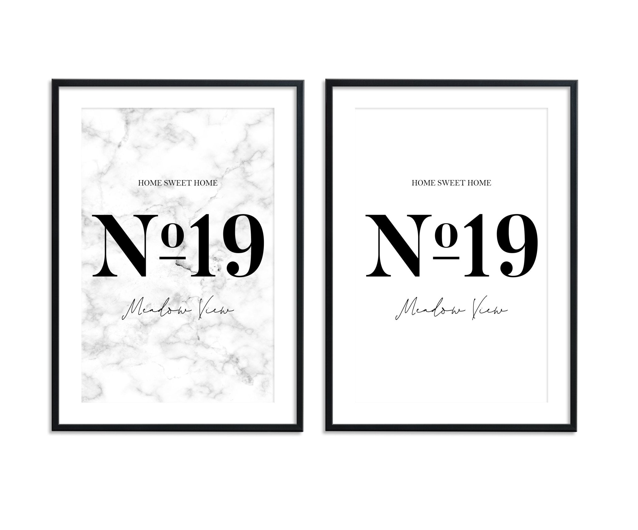 Home Sweet Home - Personalised - D'Luxe Prints