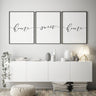 Home Sweet Home Trio Set - D'Luxe Prints
