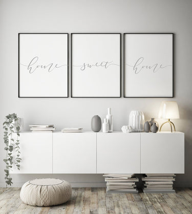 Home Sweet Home Trio Set - D'Luxe Prints