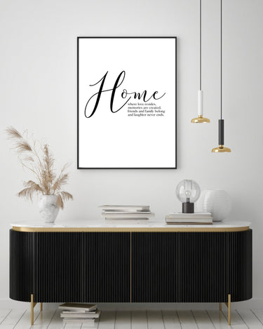 Home - Where Love Resides II - D'Luxe Prints