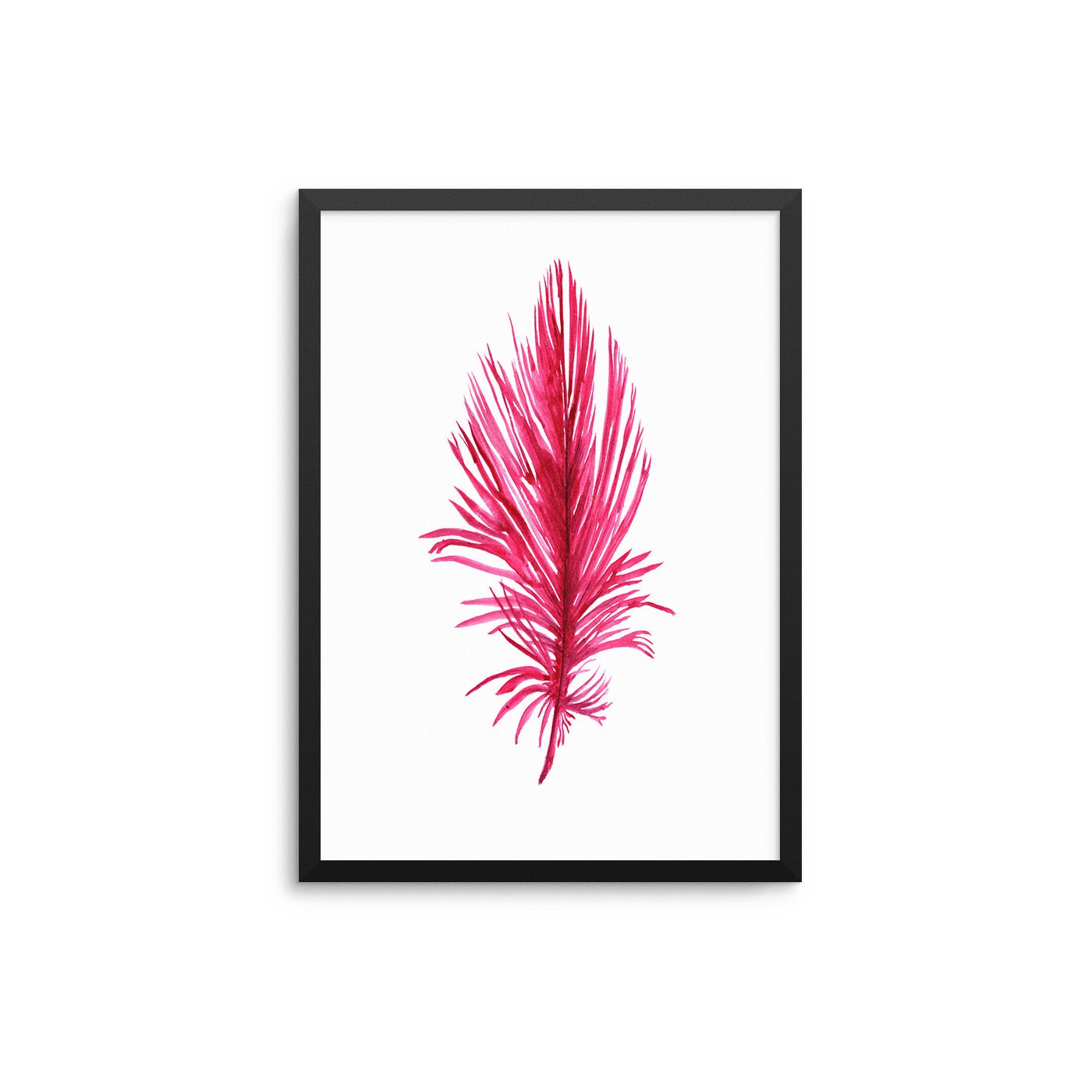 Hot Pink Feather - D'Luxe Prints