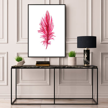 Hot Pink Feather - D'Luxe Prints