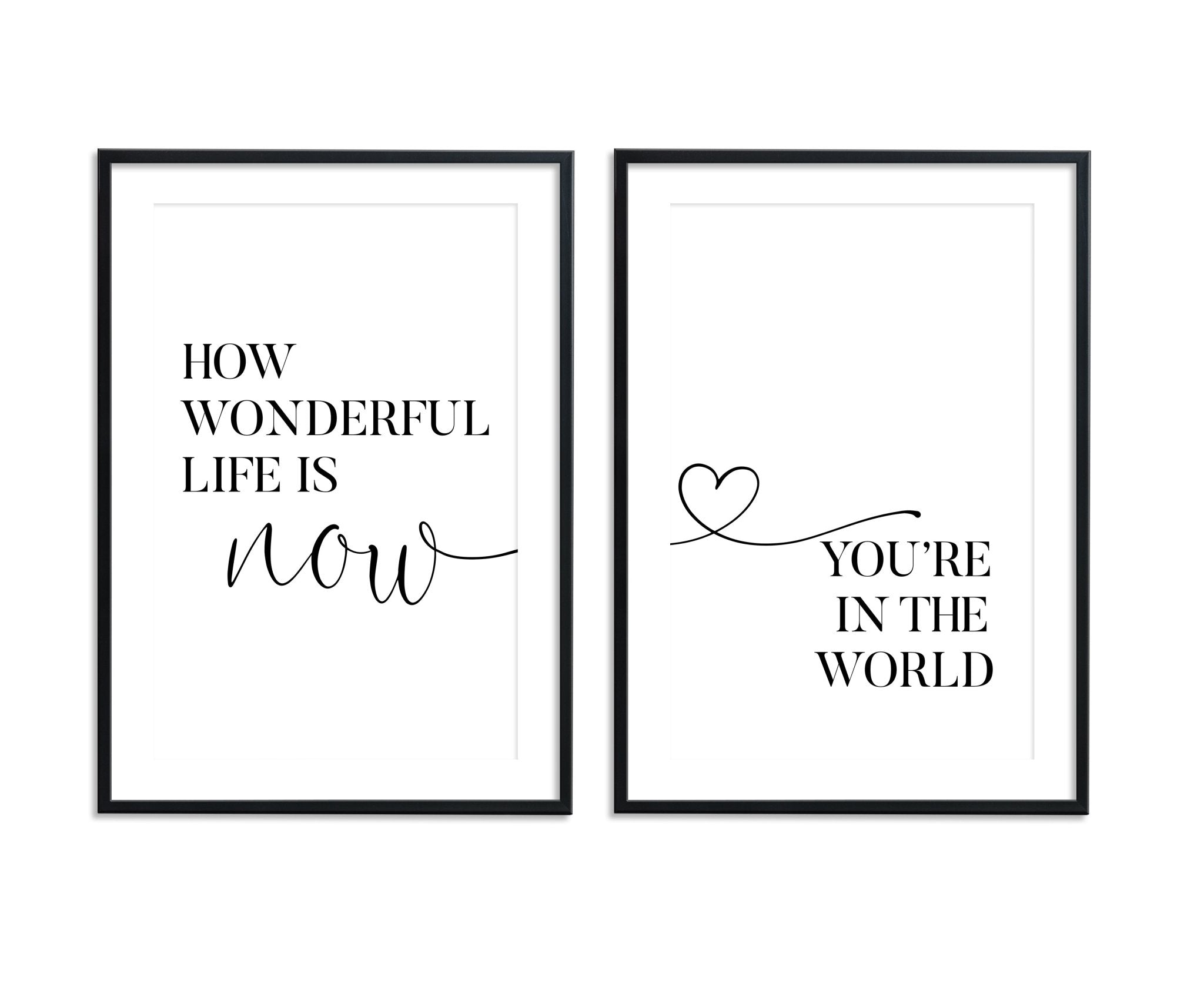 How Wonderful Life Is Set - D'Luxe Prints