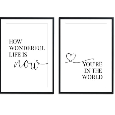 How Wonderful Life Is Set - D'Luxe Prints