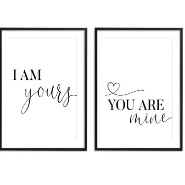 I Am Yours You Are Mine Set - D'Luxe Prints