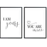 I Am Yours You Are Mine Set - D'Luxe Prints