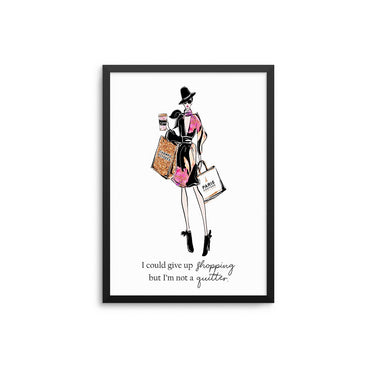 I Could Give Up Shopping II - D'Luxe Prints