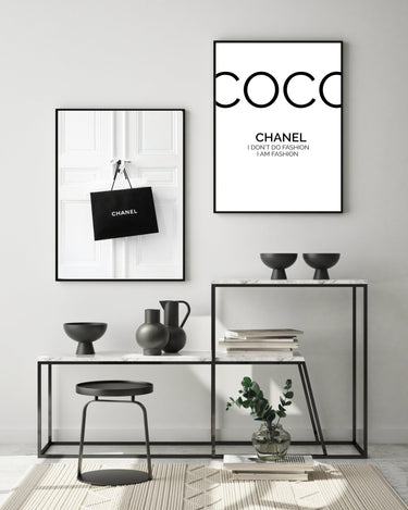 I Don't Do Fashion I Am Fashion II - D'Luxe Prints