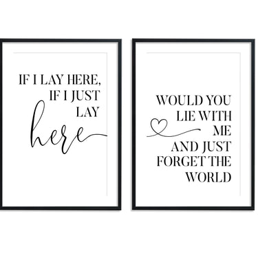 If I Lay Here Set - D'Luxe Prints
