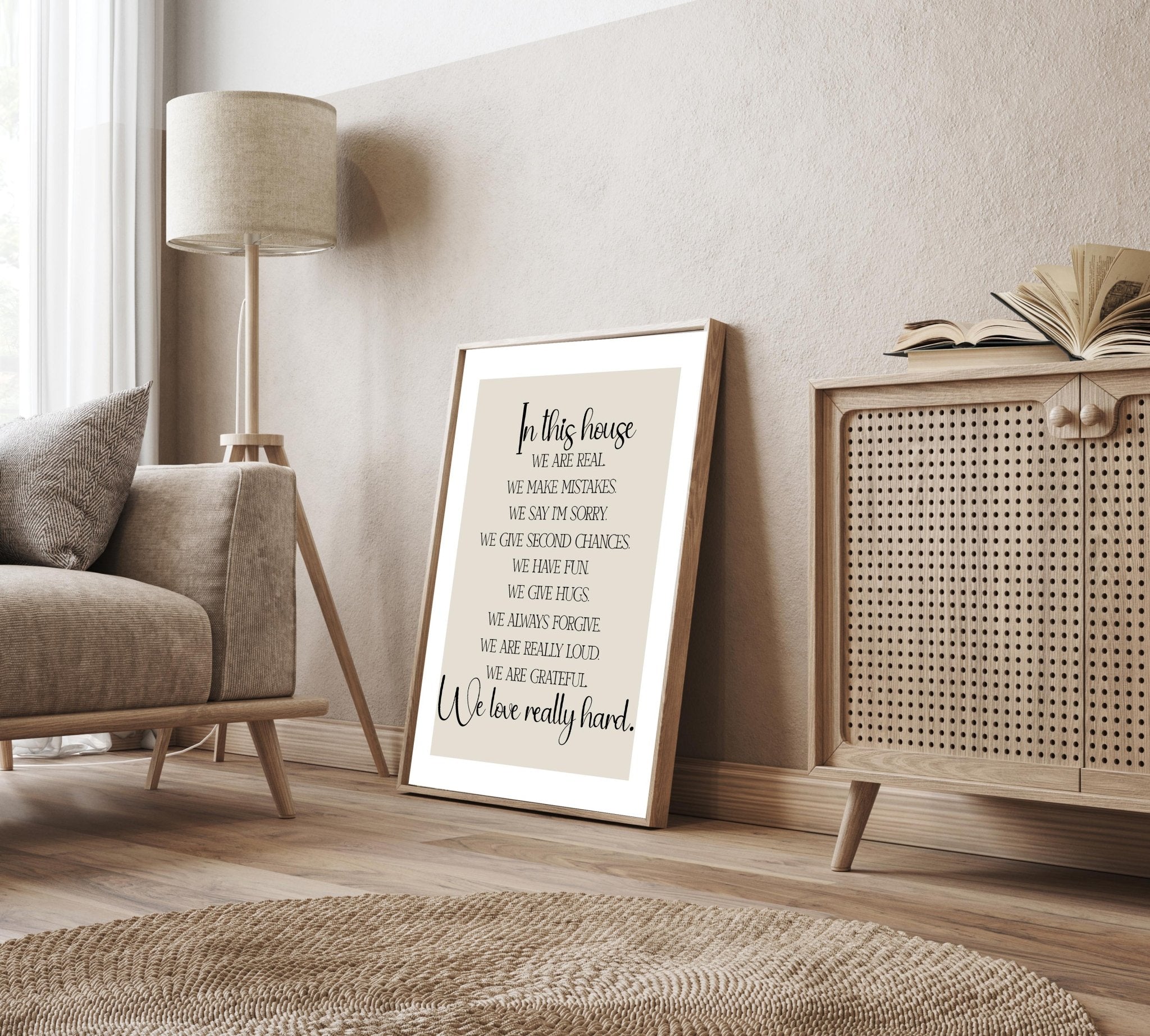 In This House Poster - D'Luxe Prints