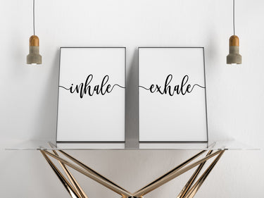 Inhale | Exhale Set - D'Luxe Prints
