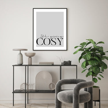 It's Giving Cosy Poster - D'Luxe Prints