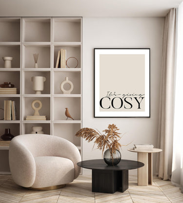 It's Giving Cosy Poster - D'Luxe Prints