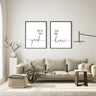 It's So Good To Be Home Poster Set - D'Luxe Prints