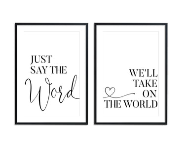 Just Say The Word Set - D'Luxe Prints