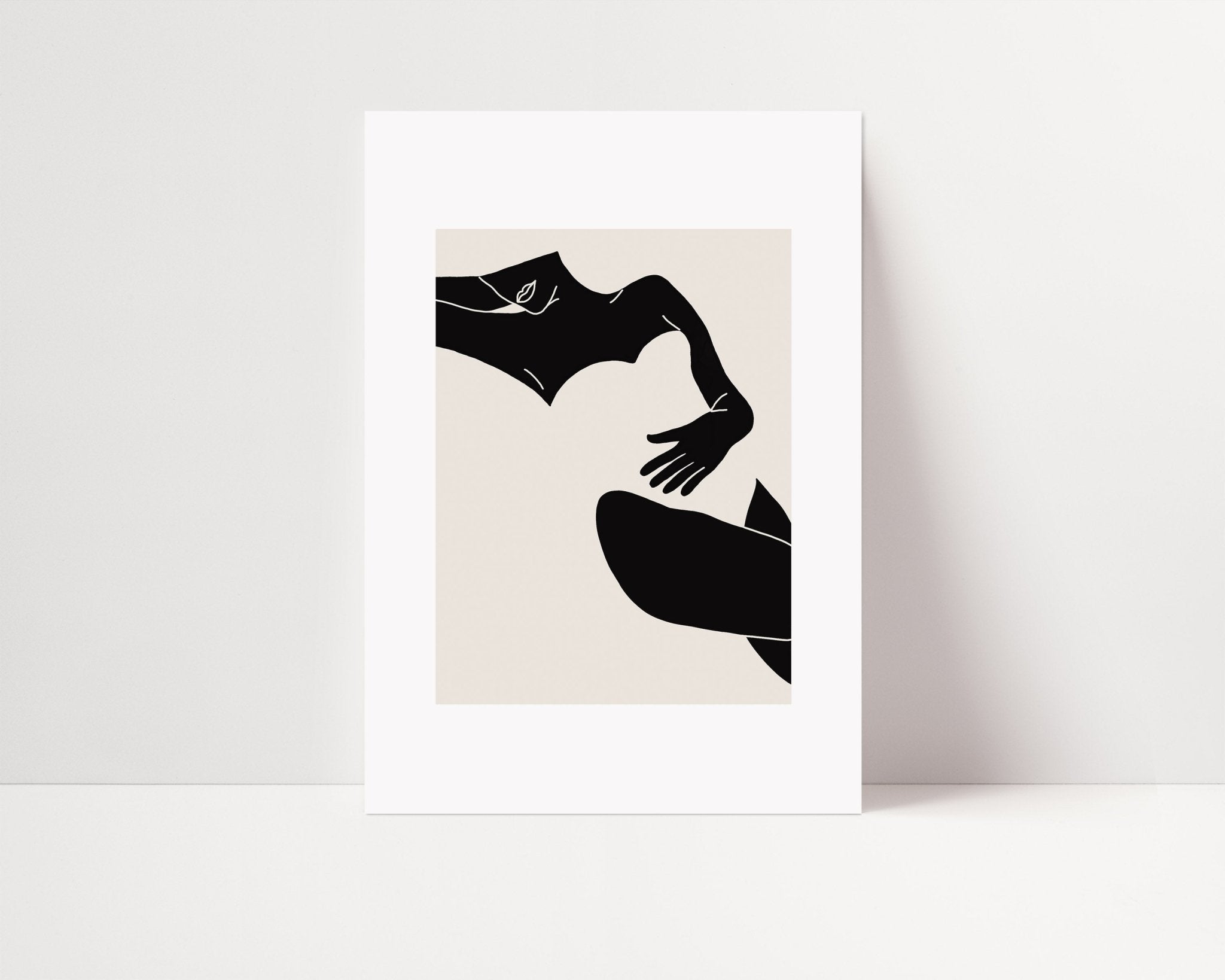Kaylie Silhouette Poster - D'Luxe Prints