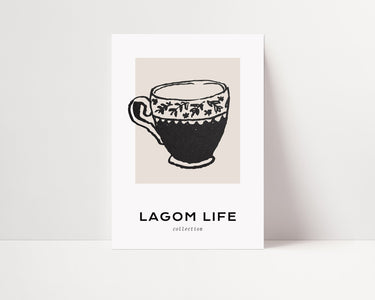 Lagom Teacup - D'Luxe Prints